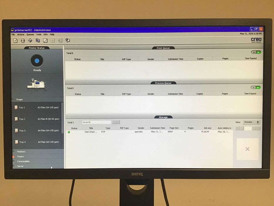 Xerox Presa Digitala C550 cu CREO extern