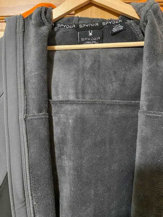 Spyder мъжко пролет/есен спортно яке черно/вулканично сиво - внос САЩ