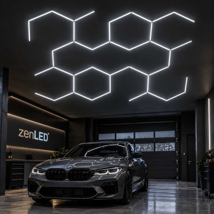 Iluminat LED HEXagonal HoneyComb 235x165cm configuram orice dimensiuni