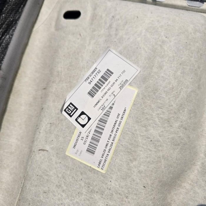 Plafon interior - tapiterie plafon Opel Astra H