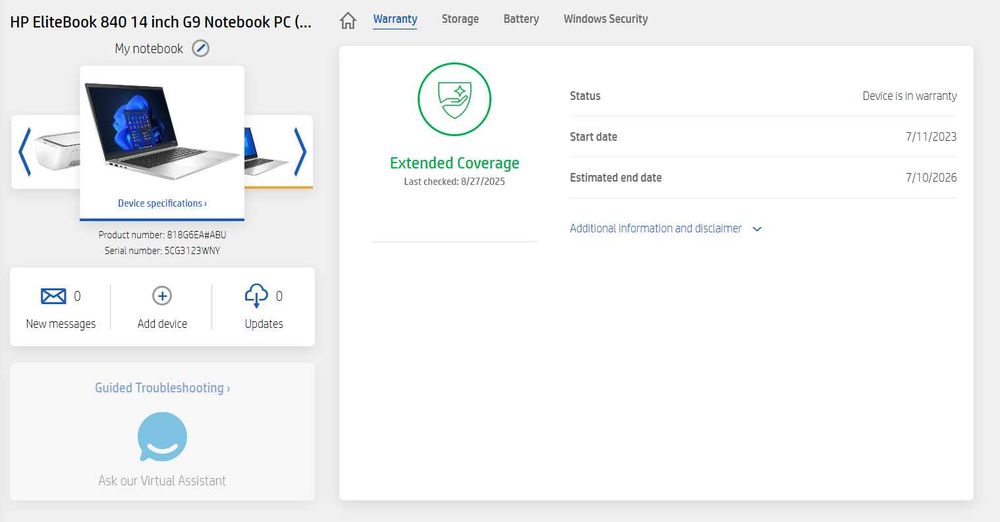 Laptop HP EliteBook 840 G9 (garanție)