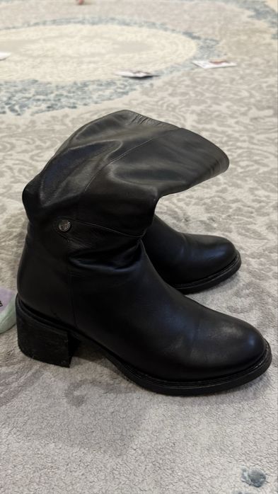 продам сапоги зимние кожаные