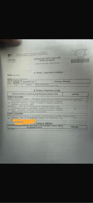 teren extravilan pășune 96ha compacte