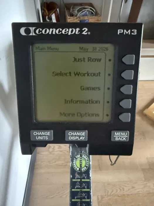 Rower concept 2 PM3