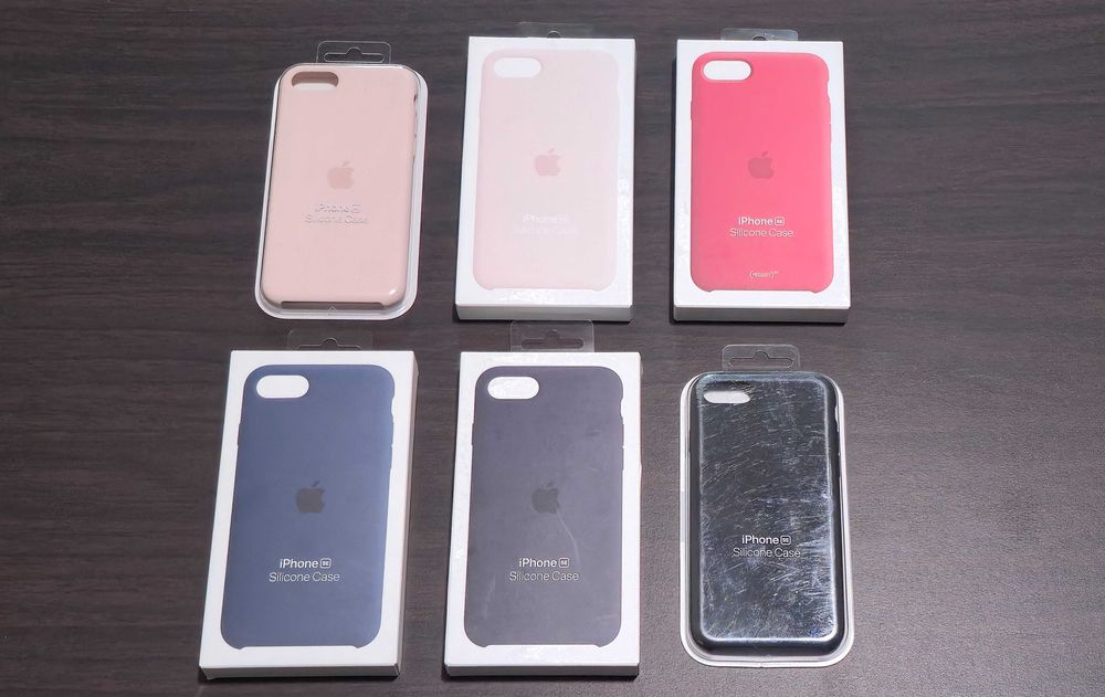 Husa silicon originala Apple Silicone Case iPhone 7 8 SE 2 2020 SE 3 2022