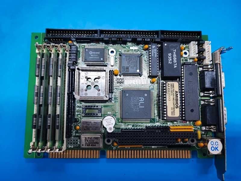 Placa ISA single board computer 386SX ALi M1217 ami bios cu 1mb ram