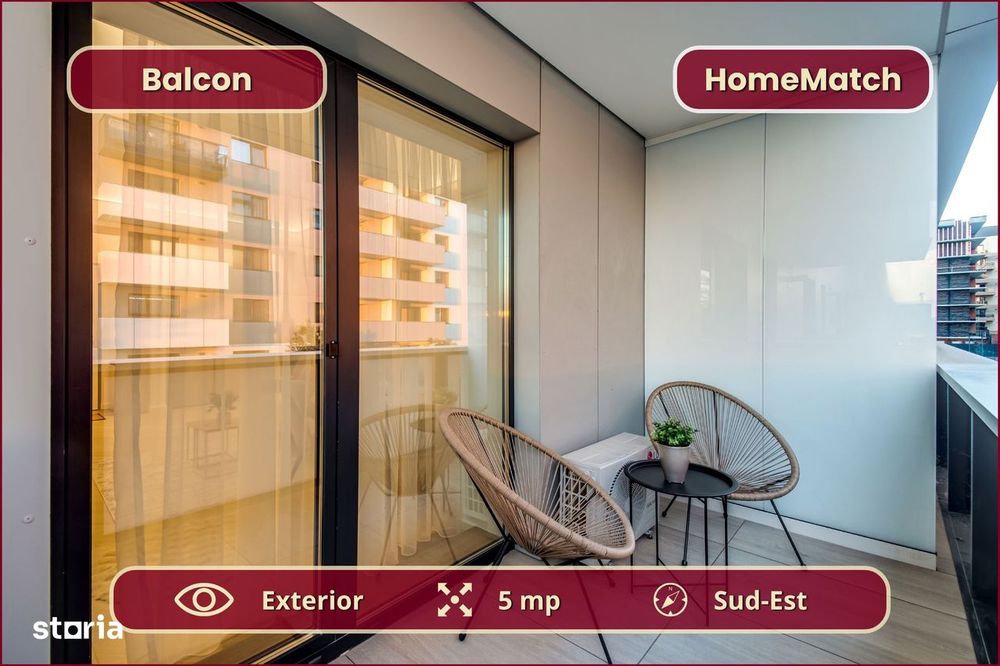Cortina North || Studio premium || Prima închiriere || Comision 0%