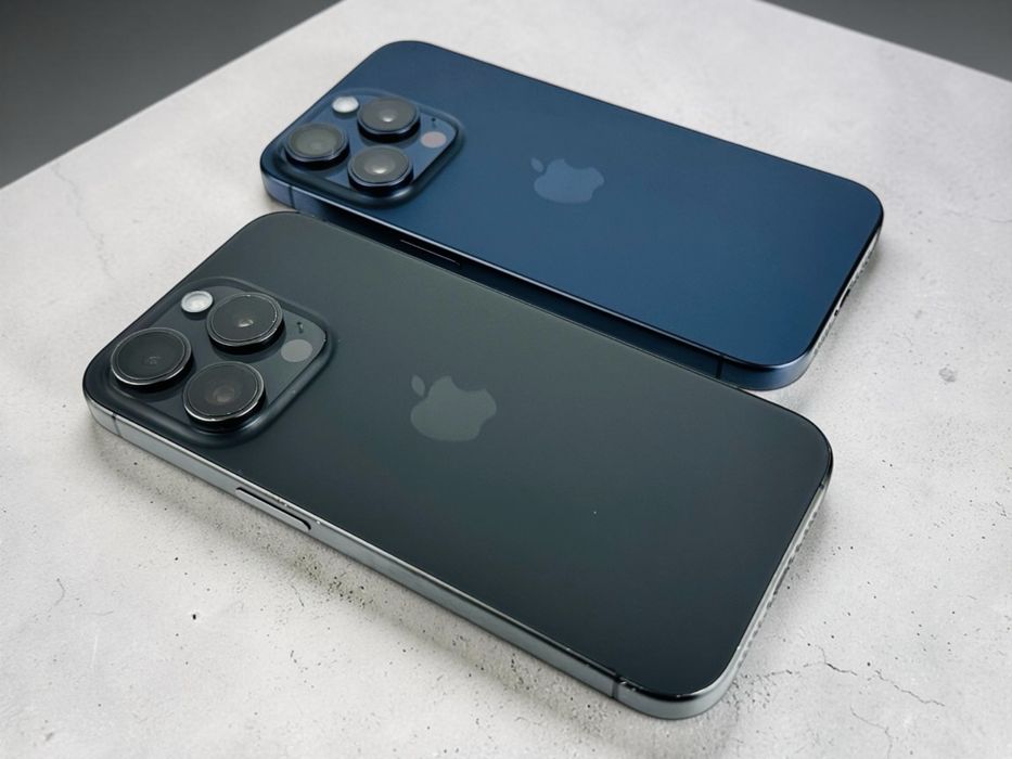 Apple iPhone 15 Pro 128GB Blue / Black Перфектен! Гаранция!