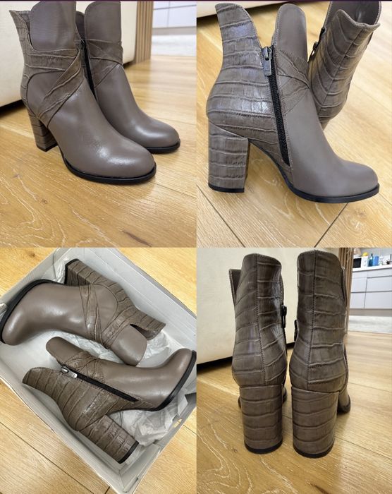 Обувь полусапоги на каблуке