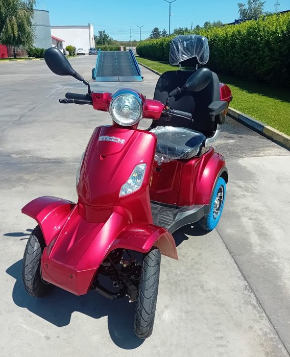 Scuter Electric cu 4 Roti, Motor 1000W, 25km/h, Fara Permis, cu CIV