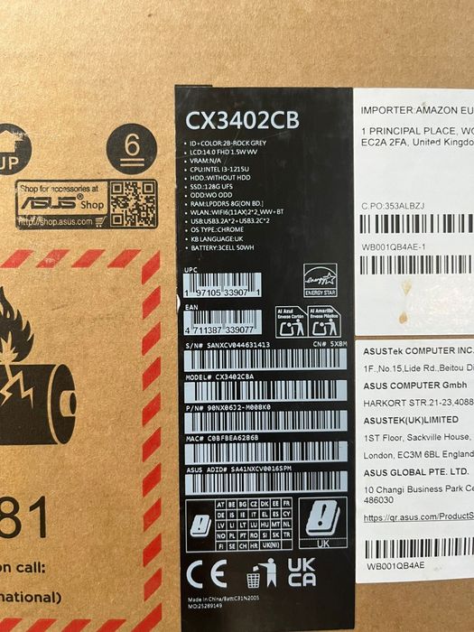 Asus ChromeBook Plus Amanet BKG