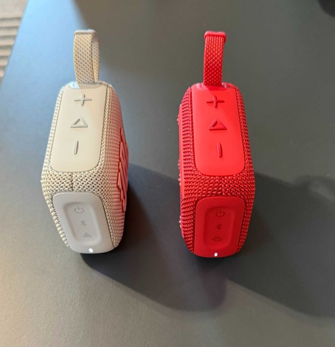 Boxa portabila JBL Go 4 Bluetooth IP67 - 2 bucati, rosie si gri, pret pe bucata, reducere la pachet