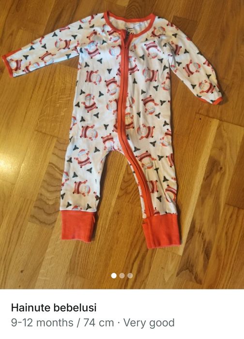 Costumas de Craciun pentru bebelusi, stare impecabila, marimea 74