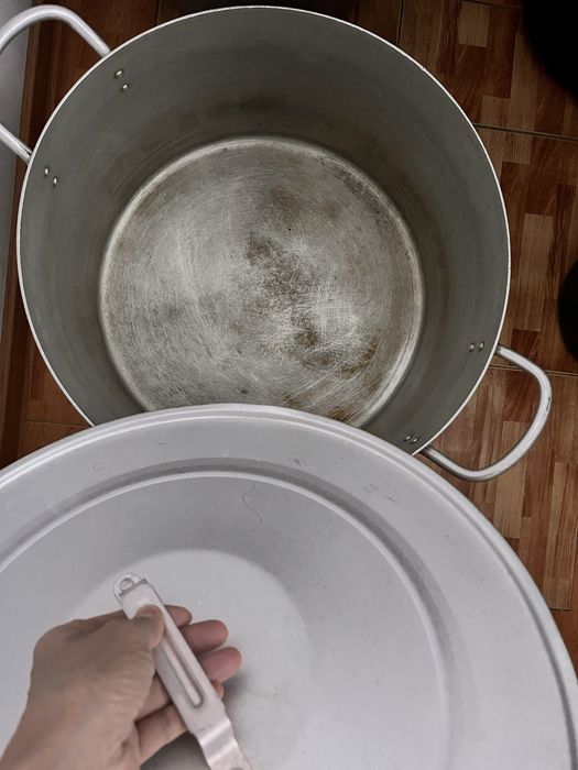 Большая кастрюля для варки мяса 45литр