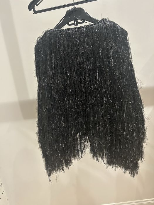 Cardigan pulover zara S franjuri