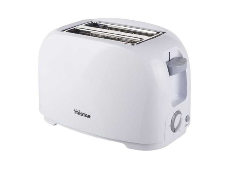 Тостер с 2 Слота за Филии и 6 Степени на Изпичане Tristar BR-1013 - 800W, Бял