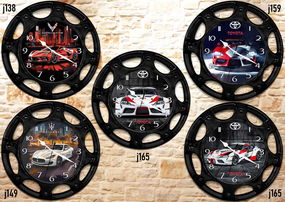 Стенни часовници-автомобилна джанта,възможност за к-кт с чаша