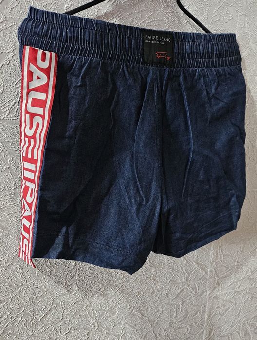 Дънкови панталонки Pause Jeans