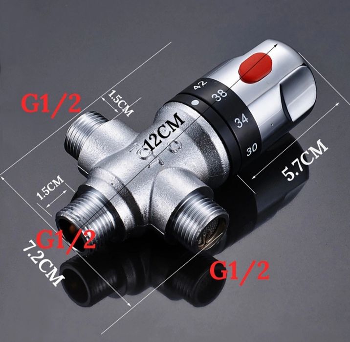 Термостатен, термостатичен смесител, термо смесител, баланс вентил