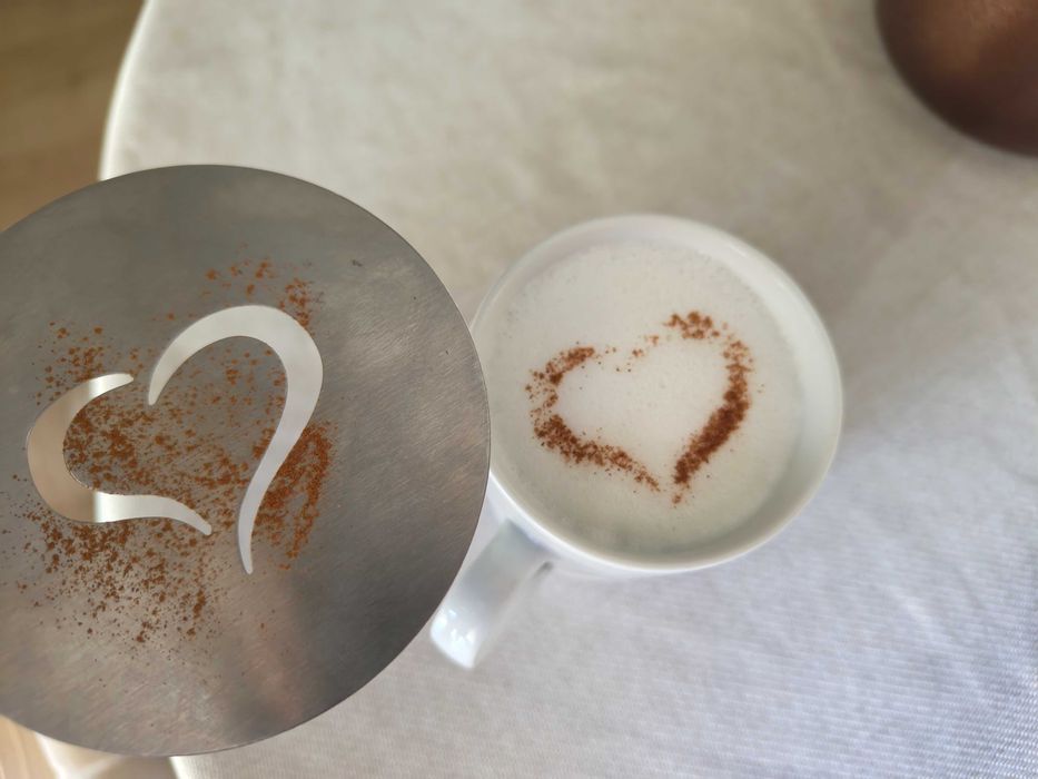 Stilou barista latte art + forme decorare cafea