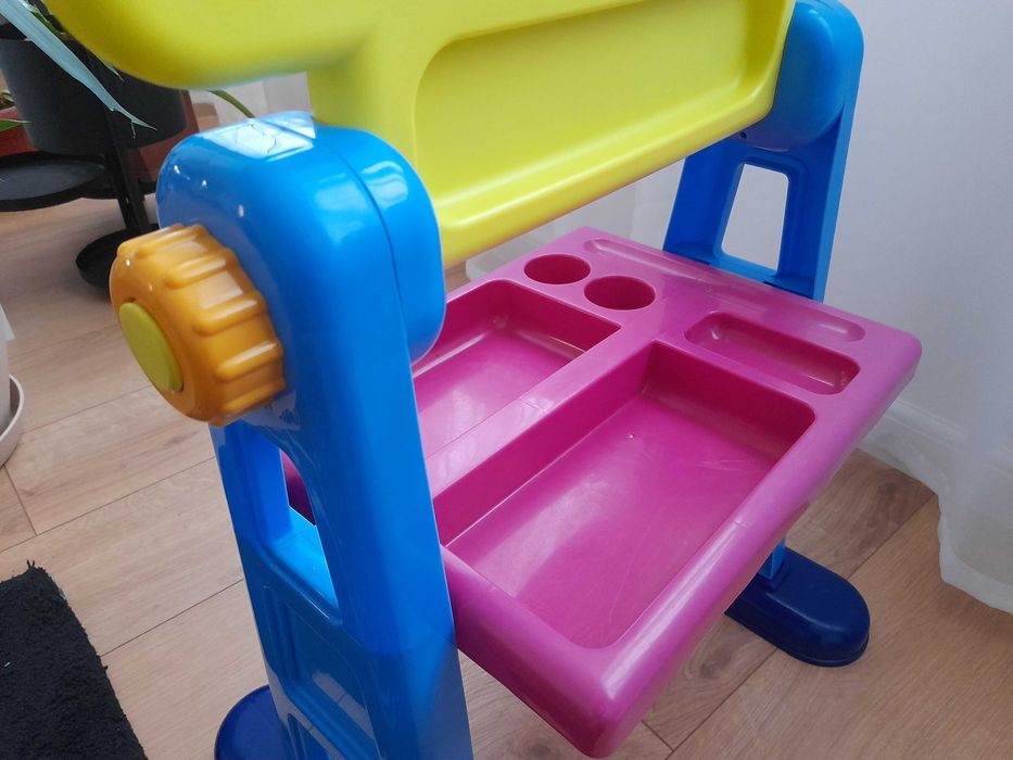 Детска дъска за рисуване и писане, бяла дъска магнитна, Playgo, голяма