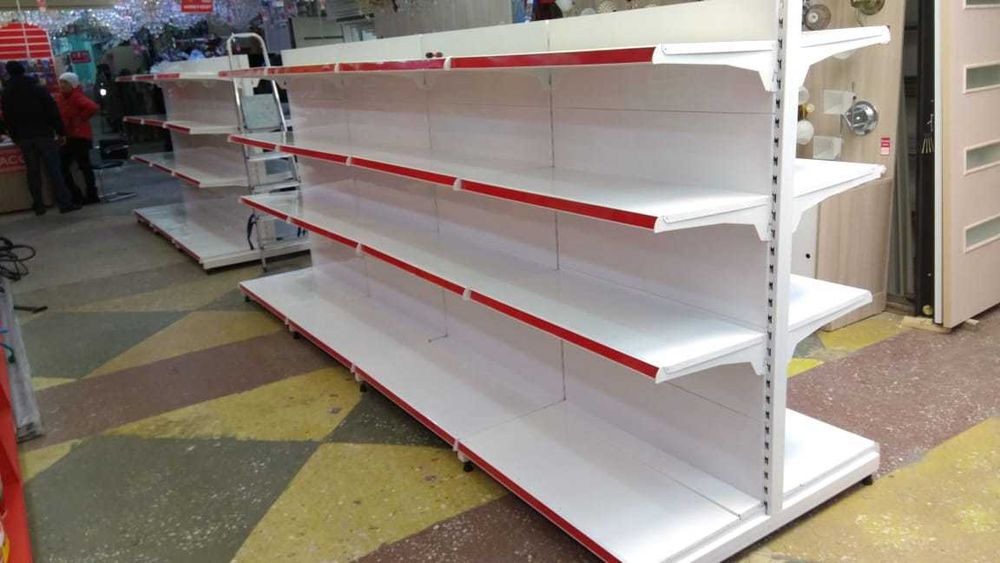Двусторонние стеллажи, Алматы, рассрочка Каспи Ред,АКЦИЯ