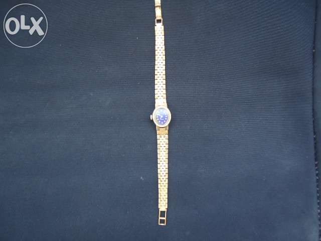 ceas de mana placat cu aur chayka 17 jewels