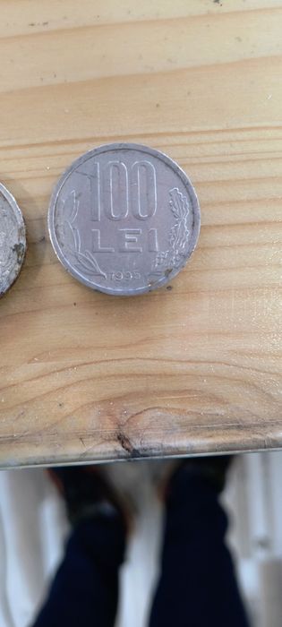 Monede de 100 lei.