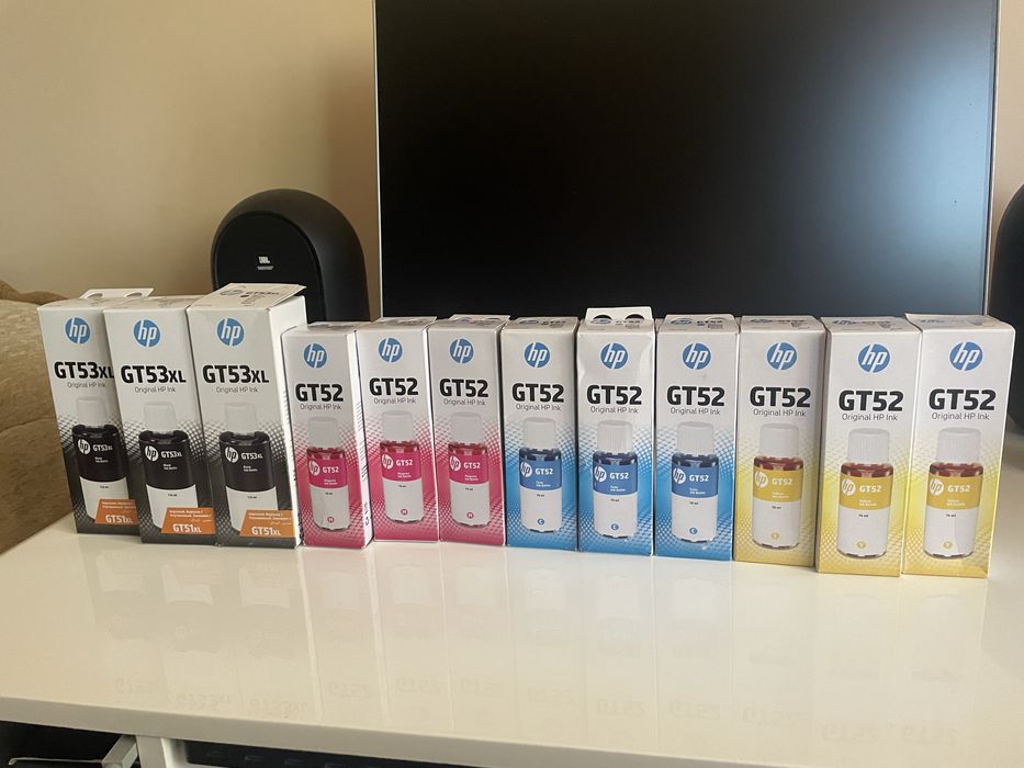 Hp smart tank ink Gt52 Gt53xl