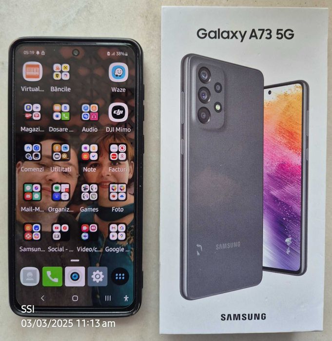 Vand un telefon BUN. Samsung Galaxy A73 5G, 128 GB