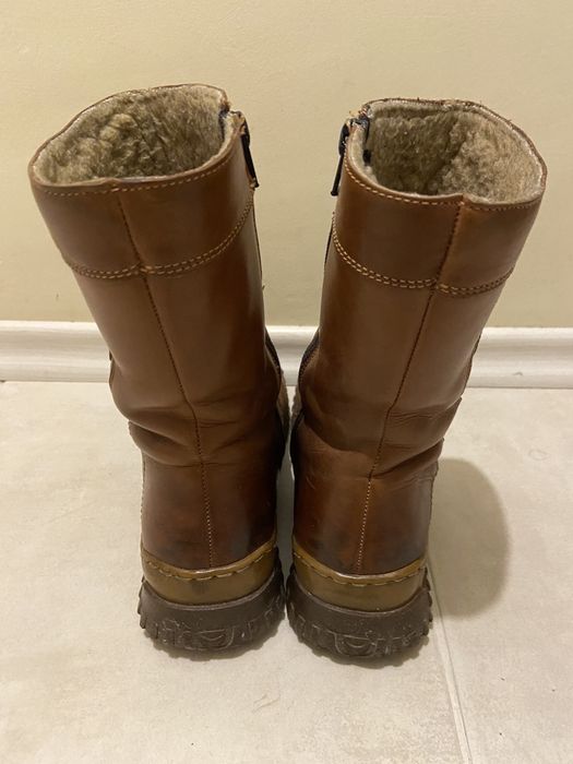Дамски топли боти, естествена кожа, номер 37