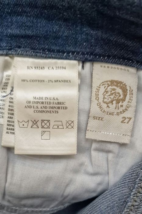 Blugi Diesel bleumarin cu talie joasă pentru femei, mărimea W27 L32