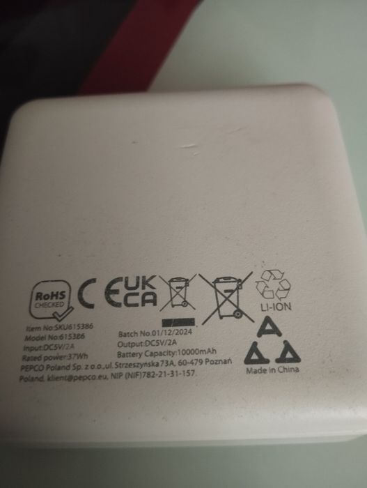 Baterie externa power bank 10000mah 37w