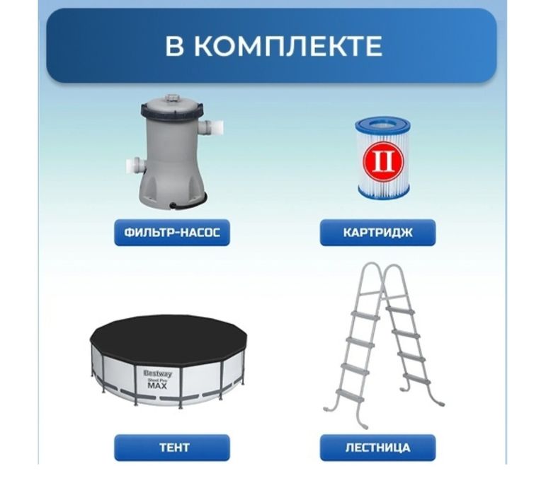 Продам бассейн б/у