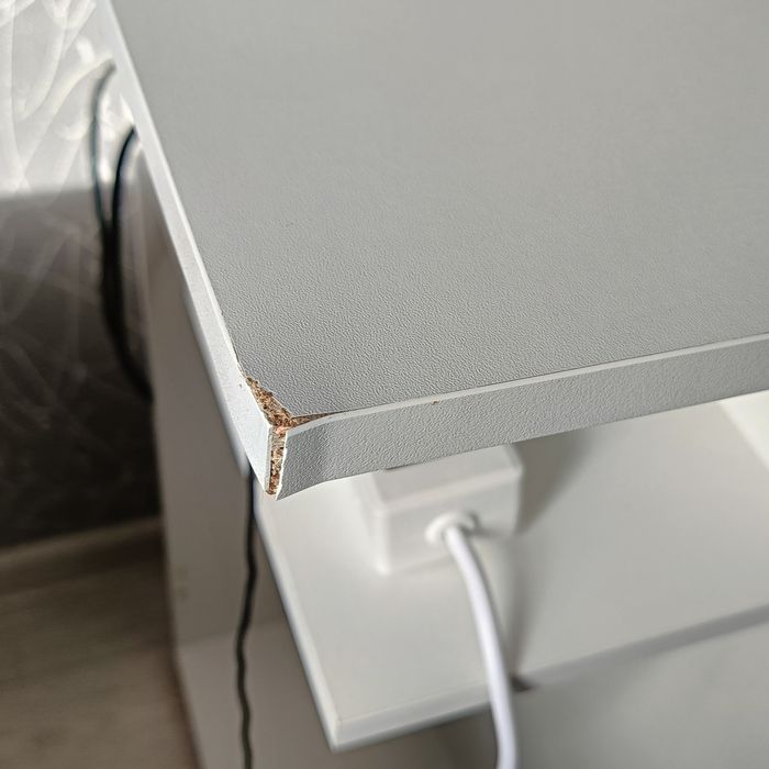 Стол компьютерный 136х50x75 см белый