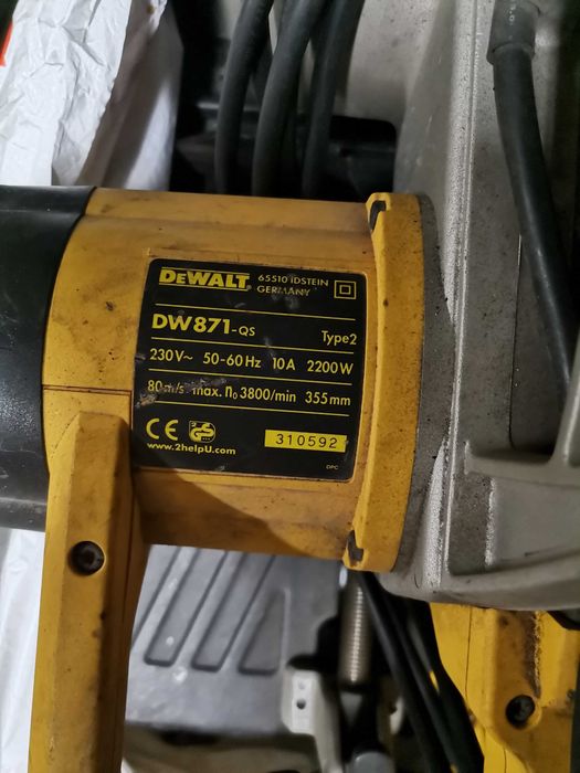 Професионален циркуляр за метал DeWalt DW871