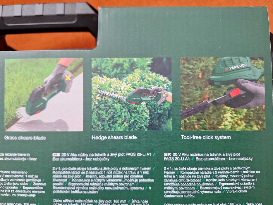 Foarfeca electrica pentru iarba si arbusti,NOUA,  Parkside