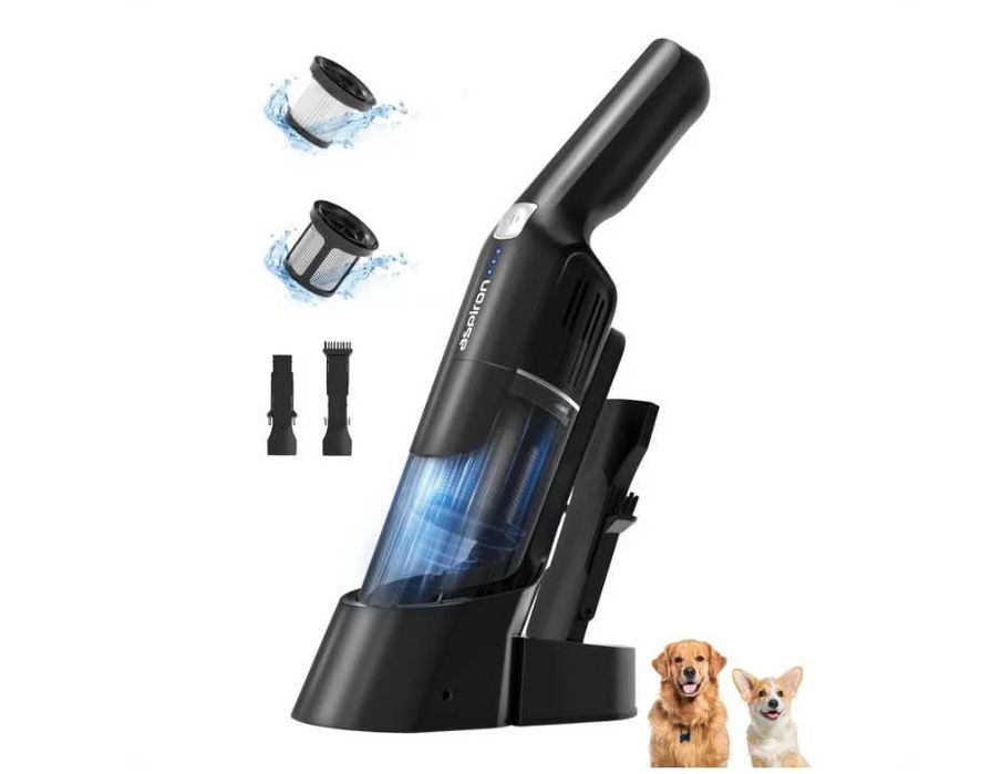 Aspirator de Mana cu Acumulator, Filtru HEPA, NOU