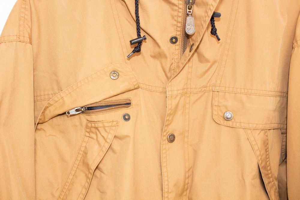 Fjallraven оригинално мъжко яке кафяво туристическо ловно XS-S