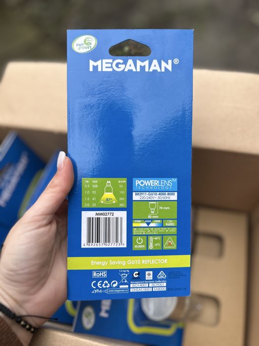 Bec reflector Megaman GU10 cu economie de energie