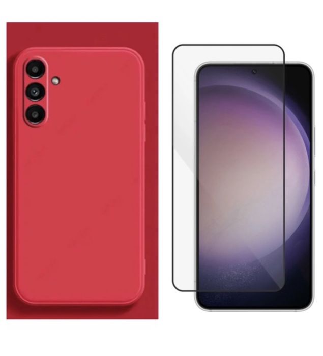 Samsung S22/S23/S24/S25/S26 PLUS Husa Premi Catifea + Folie Sticla