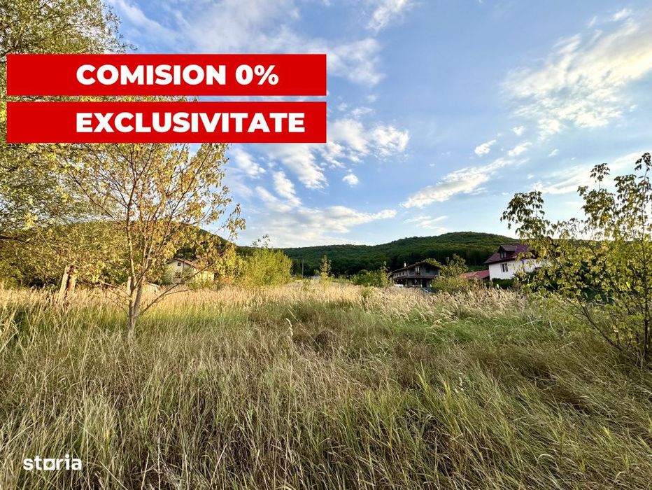 Comision 0% Teren intravilan construibil | 2848mp | Front 17m | Gilau