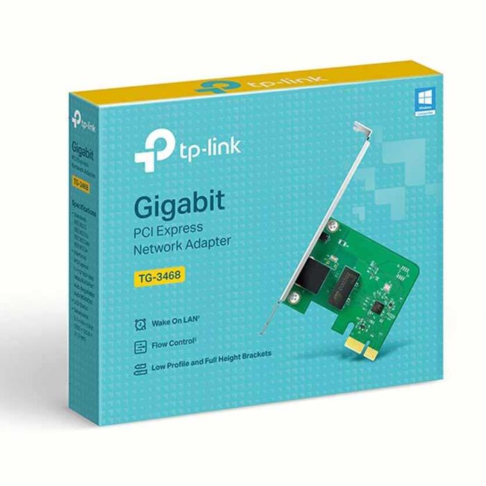 Placa de retea Gigabit TP-LINK TG-3468 PCI Express x1 RJ45 LAN noua sigilata
