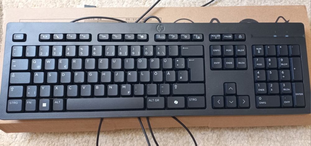 Клавиатура за компютър HP, немски формат QWERTZ