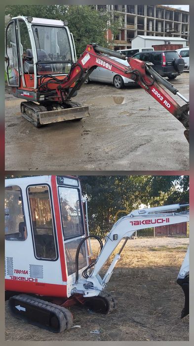 Мини багер такеучи 1.7т