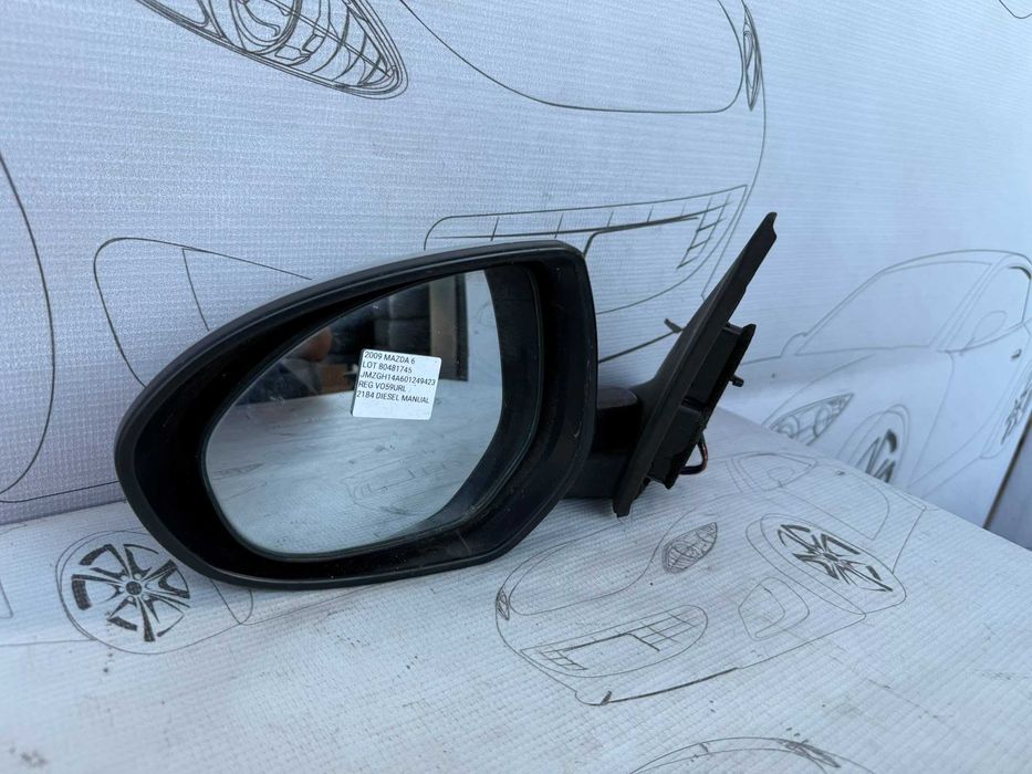Oglindă Retrovizoare Stânga 7 Pini Mazda 6 GS1G69180C / [2008-2013] / (5C3)