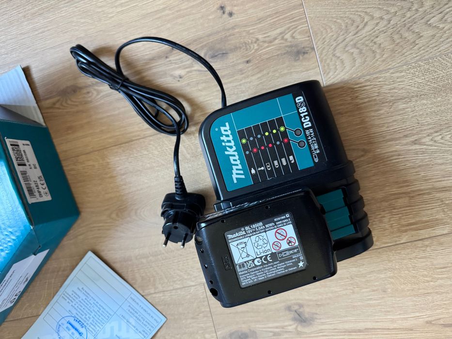 Makita DHP482Z 18V LXT – чисто нова, неизползвана + батерия и зарядно + гаранция