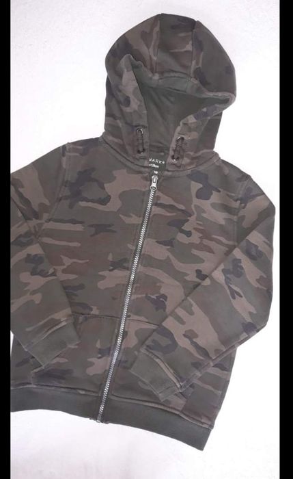 7-8г 128см нов анорак суитчър с качулка памук