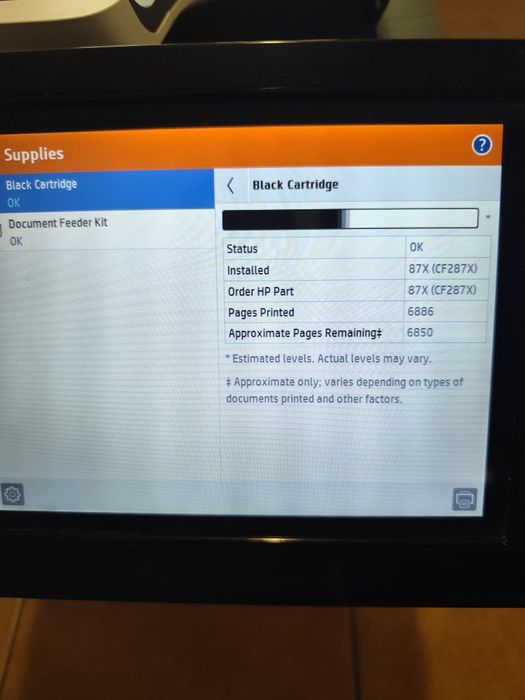 Multifunctional HP MFP M527M