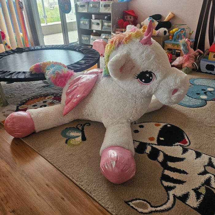 Голям плюшен Еднорог